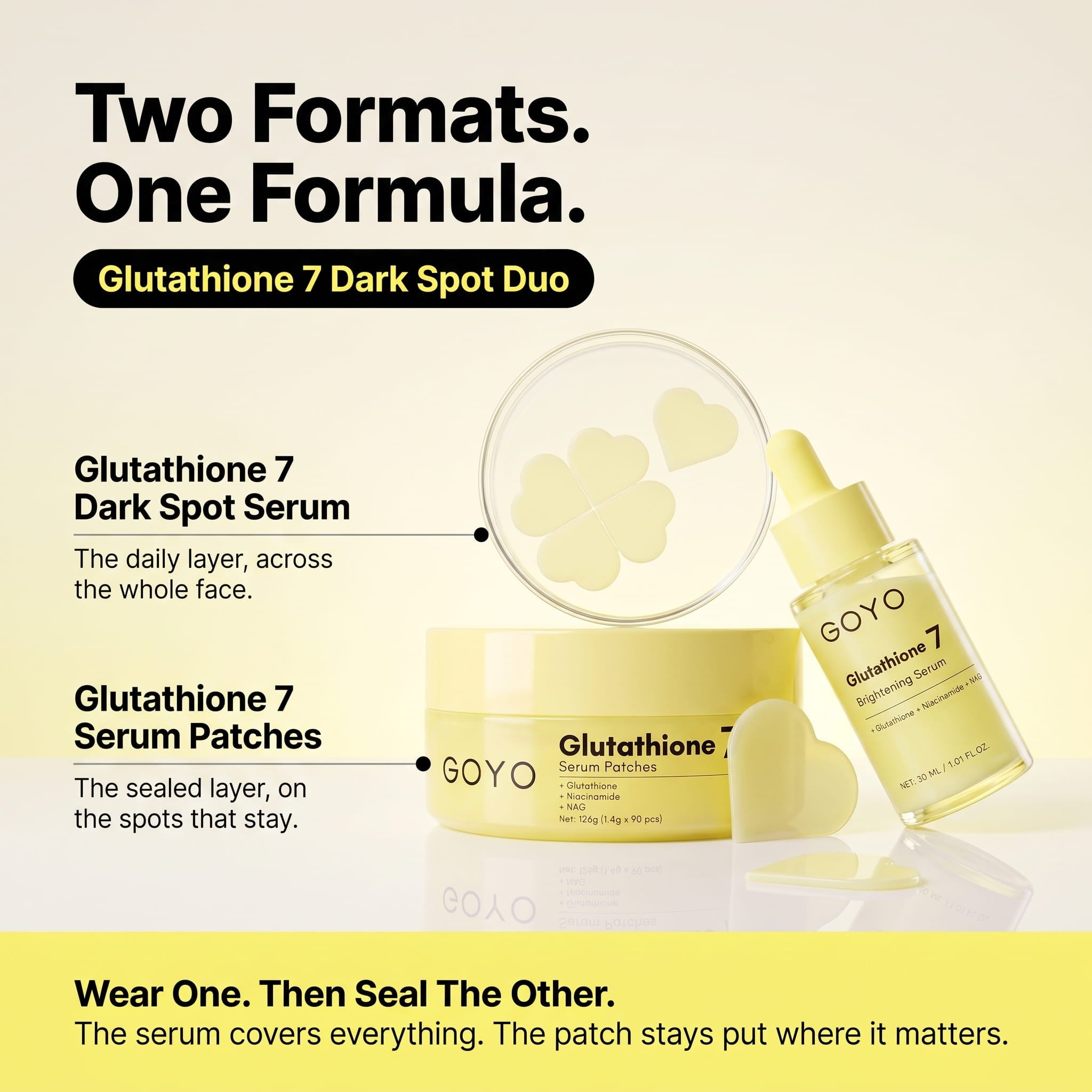 GOYO Glutathione 7 Serum Patches — 30 sheets